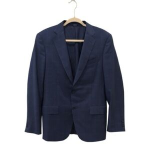 Ermenegildo Zegna Mila Fit 100% Wool Blazer Mens 48R (US 38R) Navy Made in Italy